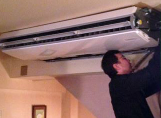 ドレン勾配確認作業